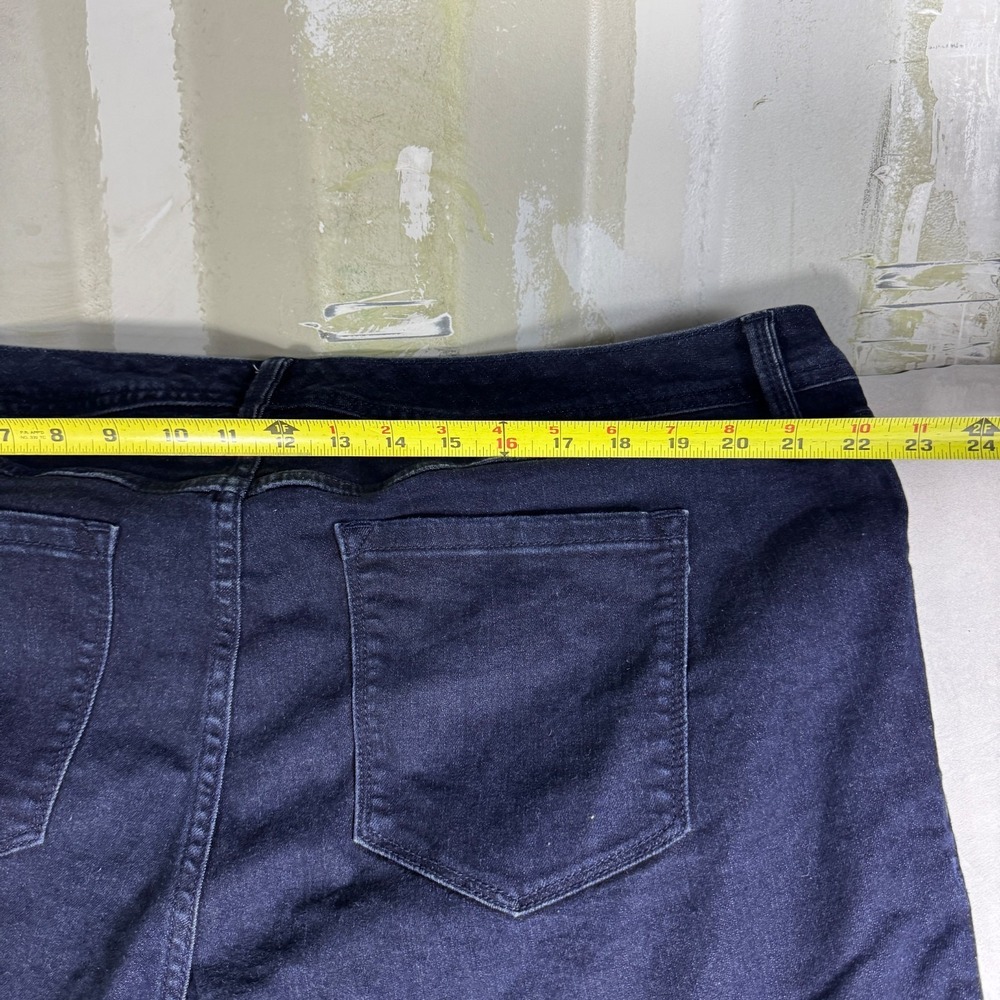 Torrid Womens Luxe Slim Bootcut Jeans Indigo Blue Denim Super Stretch Size 22 T - Picture 14 of 16